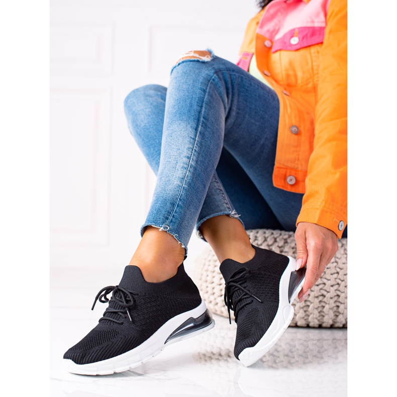 SHELOVET Comode scarpe da fitness nero 1
