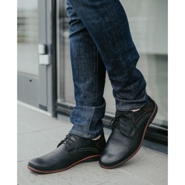 Scarpe da uomo in pelle Olivier 242 nere nero 4