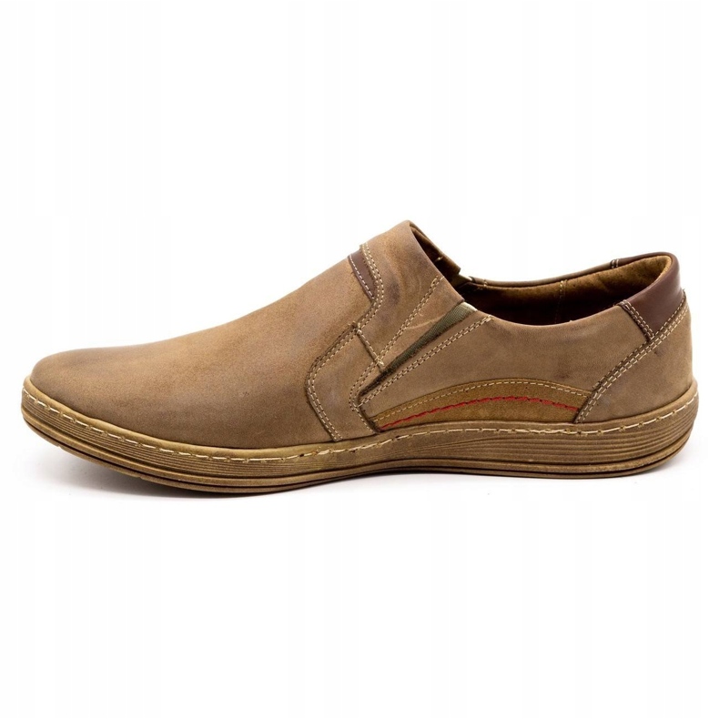 Olivier Mocassini uomo in pelle 520 marrone 1
