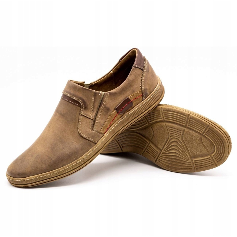 Olivier Mocassini uomo in pelle 520 marrone 3