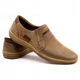 Olivier Mocassini uomo in pelle 520 marrone 4