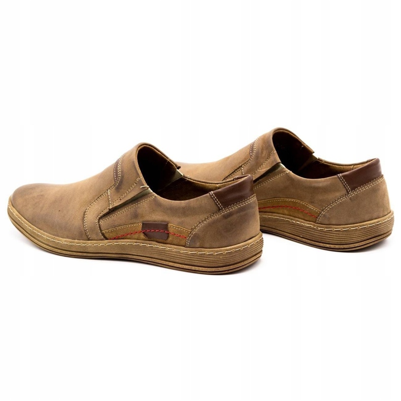 Olivier Mocassini uomo in pelle 520 marrone 6