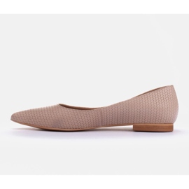 Marco Shoes Ballerine sottili beige 2