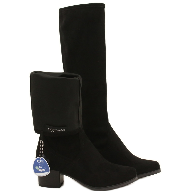 Caprice Stivali elasticizzati da donna 25506-41 044 neri nero 4