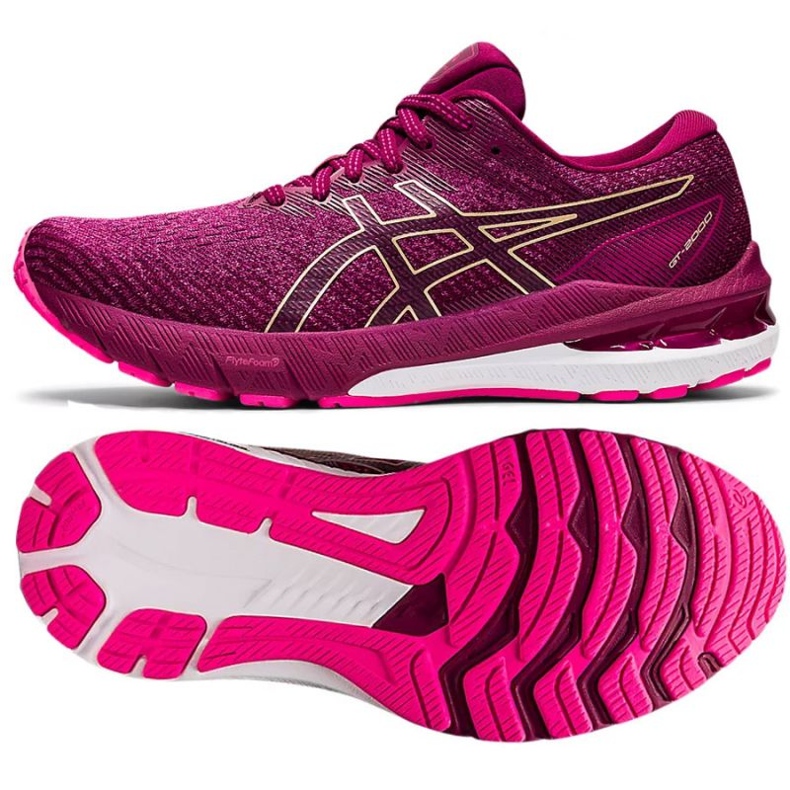 Asics GT-2000 10 W 1012B045 703 scarpe da corsa rosa 1