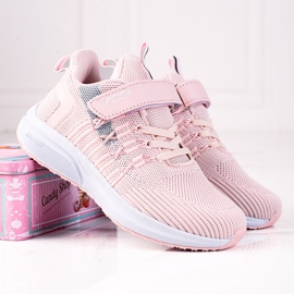Scarpe sportive per bambini Vico rosa chiaro 1
