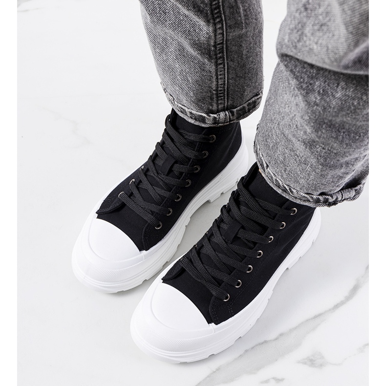 PA1 Sneakers nere di Saverio nero 1