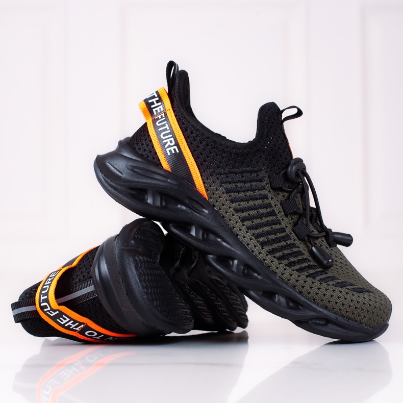 Scarpe sportive per bambini Vico, materiale bicolore nero 2