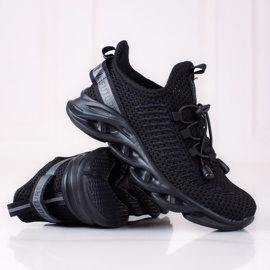 Scarpe sportive per bambini Vico, nere nero 2