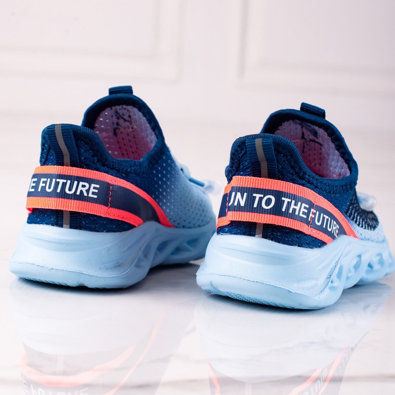 Scarpe sportive per bambini Vico, materiale bicolore blu 2