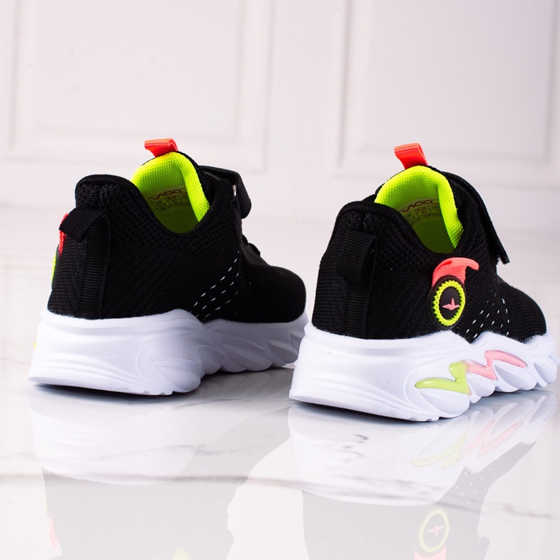 Sneakers da bambina sportive Vico grigio nero 1