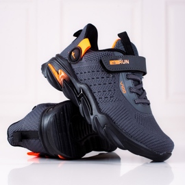 Sneakers sportive da ragazzo Vico grigio 1