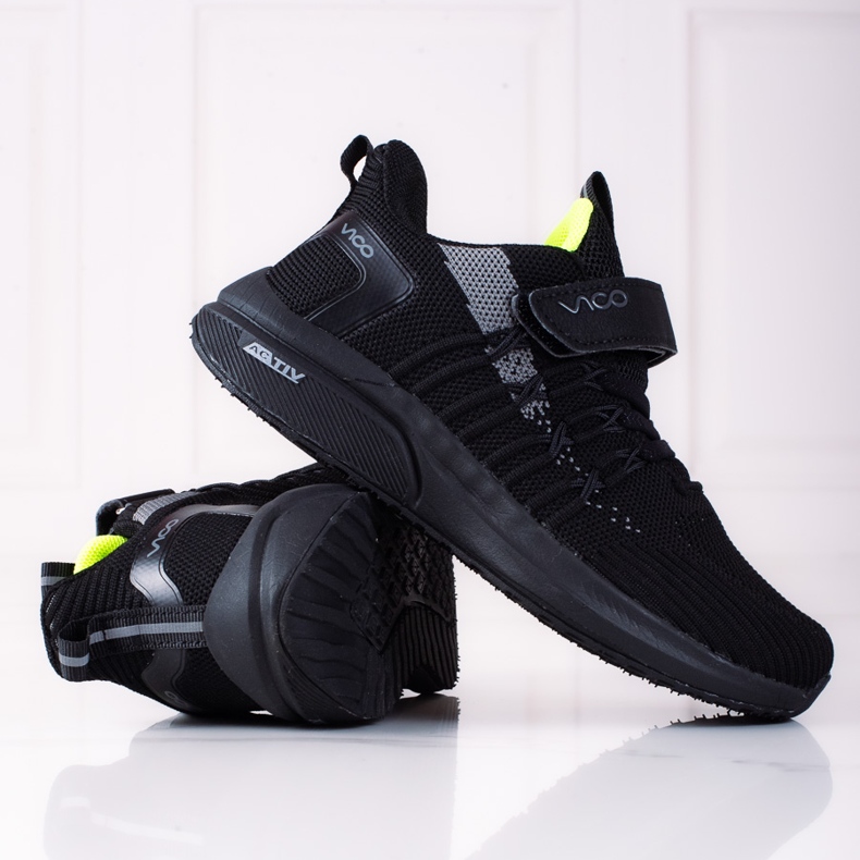 Scarpe sportive per bambini Vico, colore nero chiaro 1