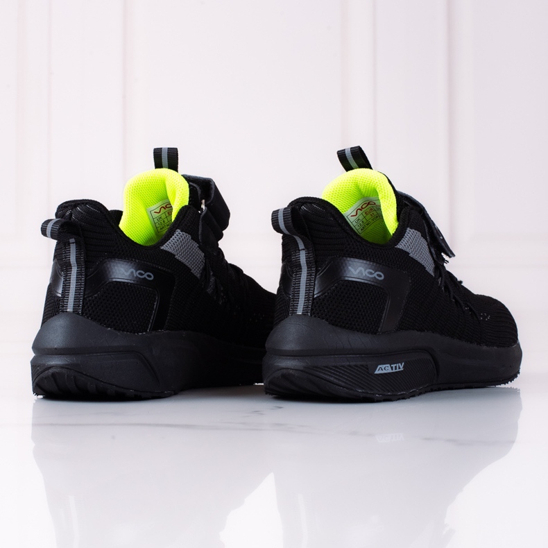 Scarpe sportive per bambini Vico, colore nero chiaro 2