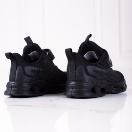 Sneakers bambino Vico, tessuto nero 1