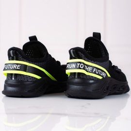 Scarpe sportive per bambini Vico, materiale bicolore nero grigio 1