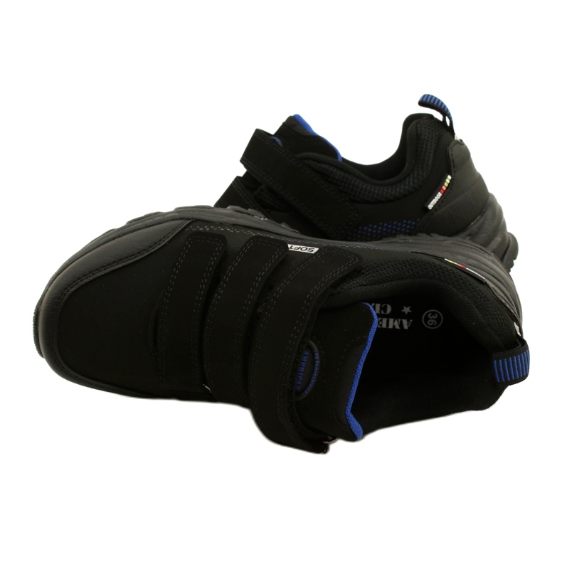 American Club Softshell Domen's Sports Scarpe per velcro American WT52/22 Black nero 4