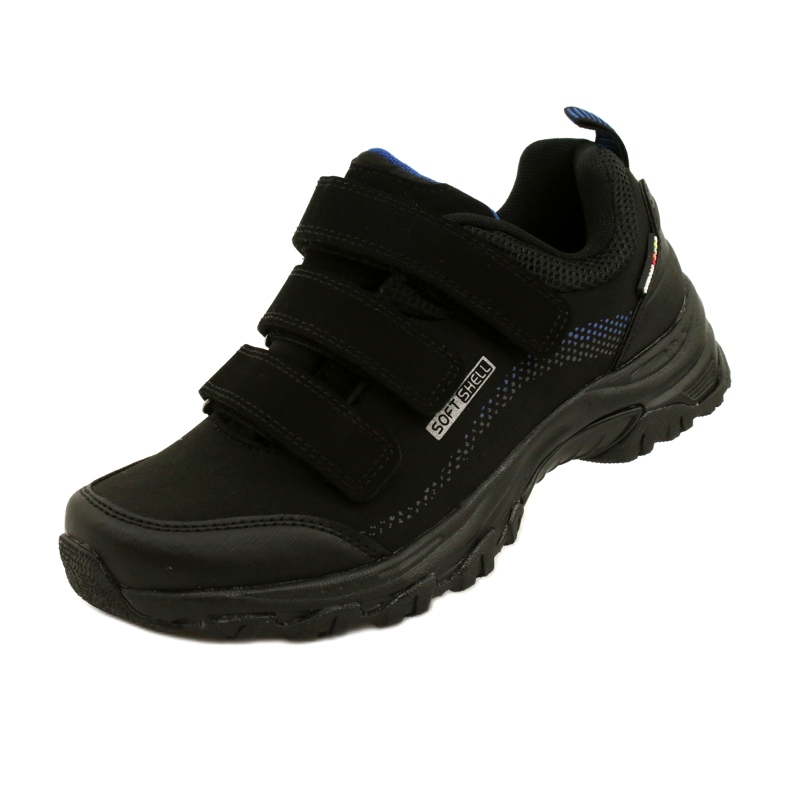 American Club Softshell Domen's Sports Scarpe per velcro American WT52/22 Black nero 5