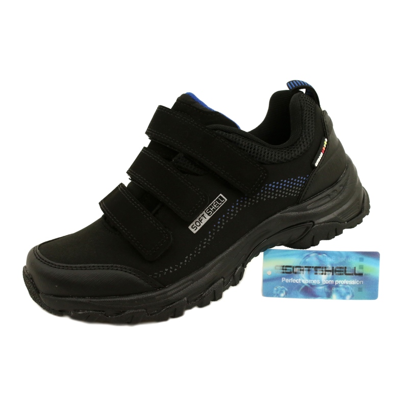 American Club Softshell Domen's Sports Scarpe per velcro American WT52/22 Black nero 7