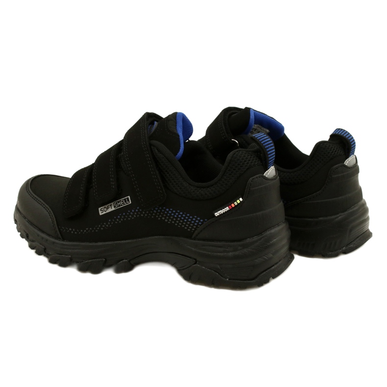 American Club Softshell Domen's Sports Scarpe per velcro American WT52/22 Black nero 6
