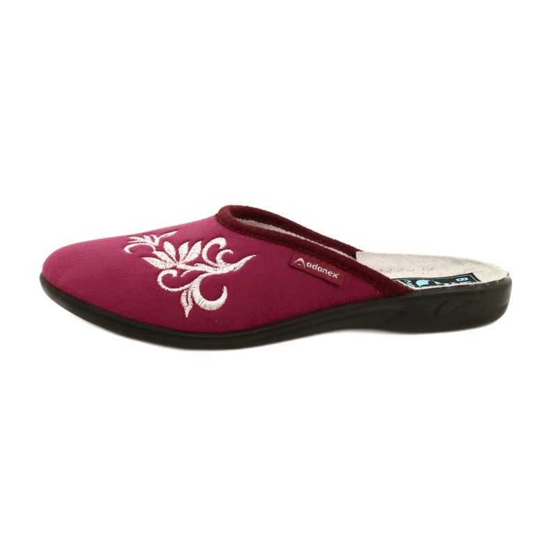 Ciabatte in velluto marrone Adanex 27861 multicolore 1