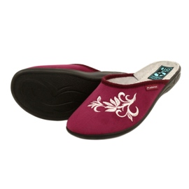 Ciabatte in velluto marrone Adanex 27861 multicolore 4