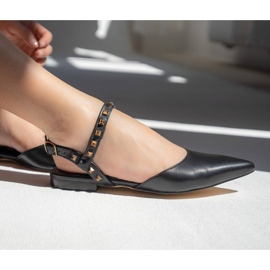 Marco Shoes Sandali neri con borchie nero 2