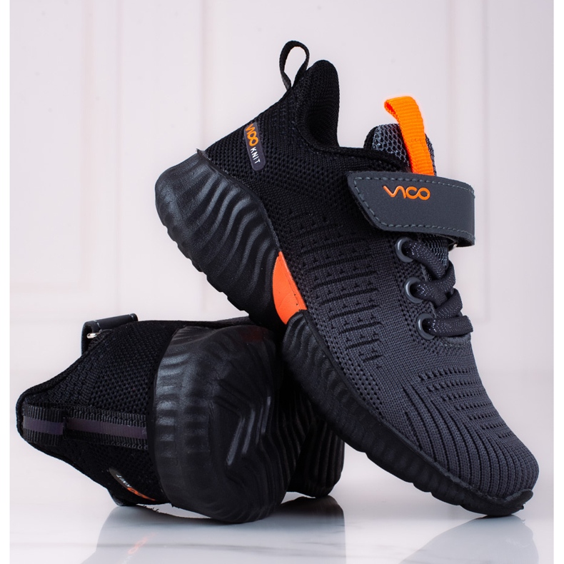 Sneakers Vico traforate grigio scuro da bambino 1