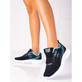 Shelovet scarpa sportiva stringata nera con suola bianca nero 1