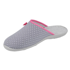Scarpe da donna Befado pu 235D175 bianca rosa grigio 2