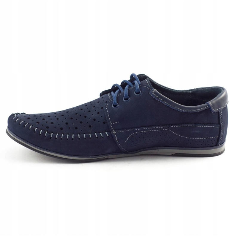 KOMODO Scarpe estive da uomo, mocassini 875, blu navy 1