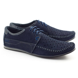 KOMODO Scarpe estive da uomo, mocassini 875, blu navy 2