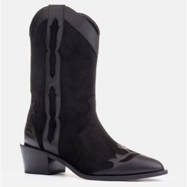 Marco Shoes Stivali neri in camoscio naturale nero 1