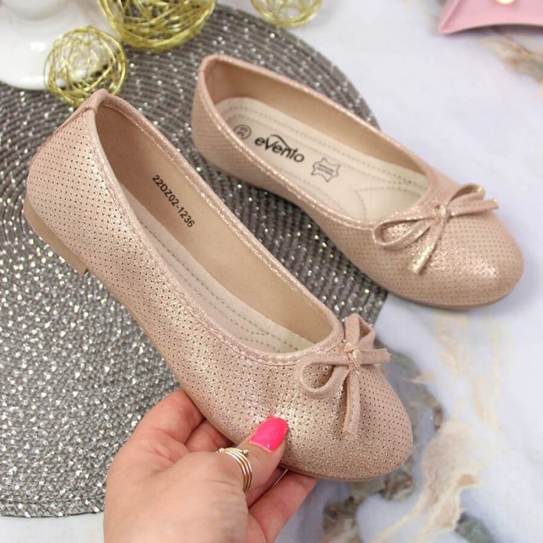 Ballerine con fiocco eVento Jr EVE359A rosa 1