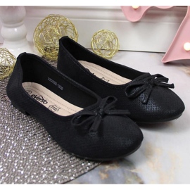 Ballerine con fiocco eVento Jr EVE359C nere nero 2