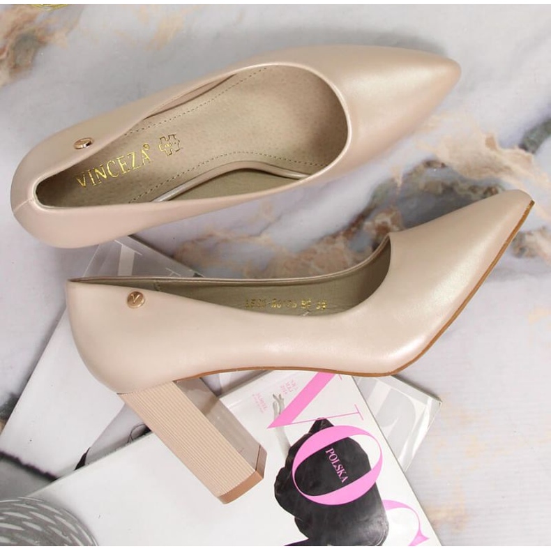 Pompe sul palo beige Vinceza W JAN126B 2