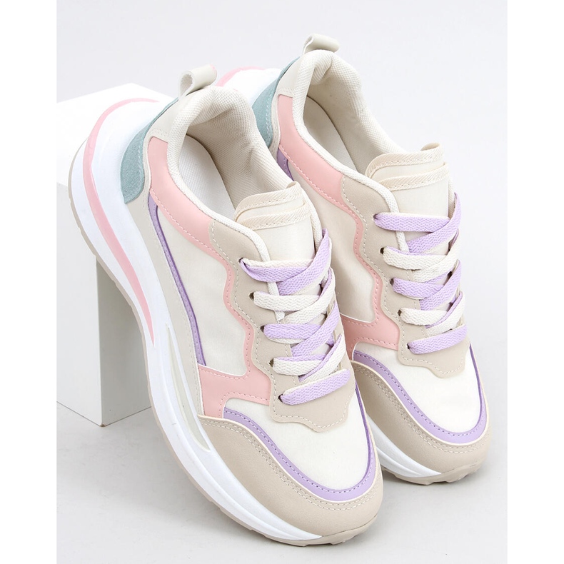 Sneakers Ekani rosa beige bianca viola blu 2