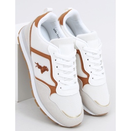 Scarpe sportive da donna Furlo Camel beige bianca marrone 2