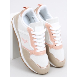 Scarpe sportive da donna Furlo Pink beige bianco rosa 2