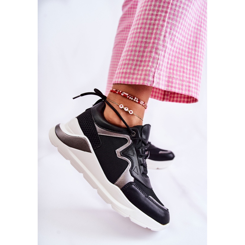 Sneakers Allie nere da donna nero 2