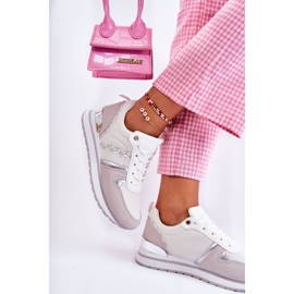 PG1 Scarpe Sportive Classiche Da Donna Bianche Elenes bianco rosa 2
