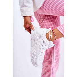 PE1 Scarpe sportive da donna Sneakers White Daren bianca 2