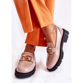 FL1 Mocassini alla moda in pelle Beige Lovely 2