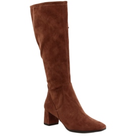 Stivali da donna Caprice 25517-29 Dk cognac strech marrone 1