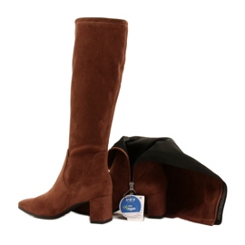 Stivali da donna Caprice 25517-29 Dk cognac strech marrone 4