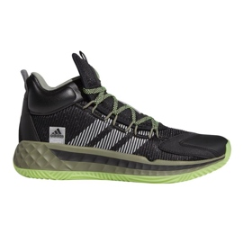Scarpe da basket Adidas Pro Boost Mid M FW9510 blu navy, nero, grigio/argento nero 1
