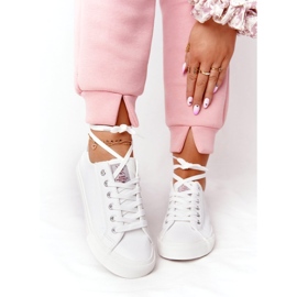 Big Star Sneakers Donna Ecopelle Cross Jeans HH2R4001C Bianco 3