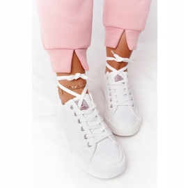 Big Star Sneakers Donna Ecopelle Cross Jeans HH2R4001C Bianco bianca 1