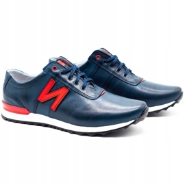 Joker Scarpe casual da uomo 301J blu navy rosso 2