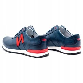 Joker Scarpe casual da uomo 301J blu navy rosso 5